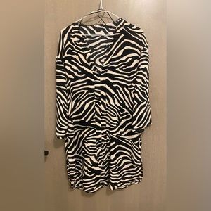 H&M tunic animal print